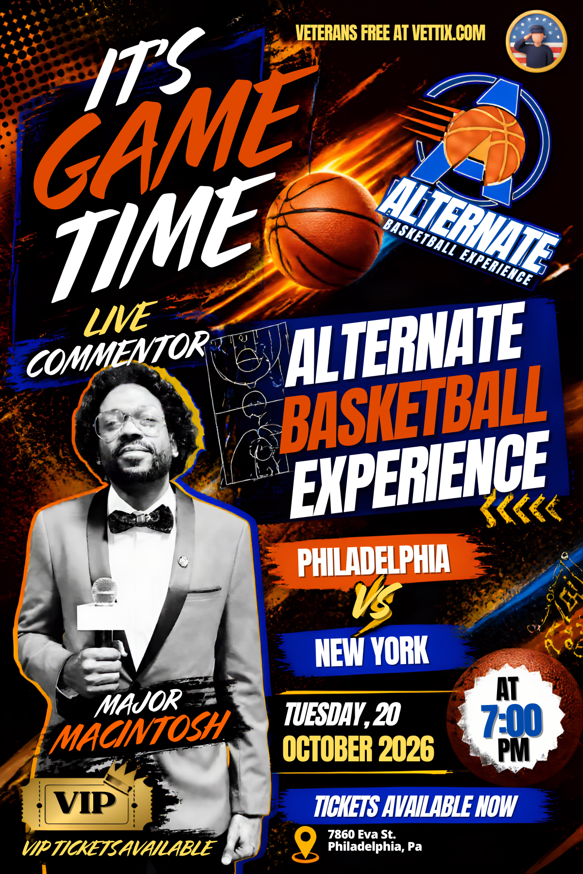 Philadelphia vs New York – October 20, 2026 event flyer